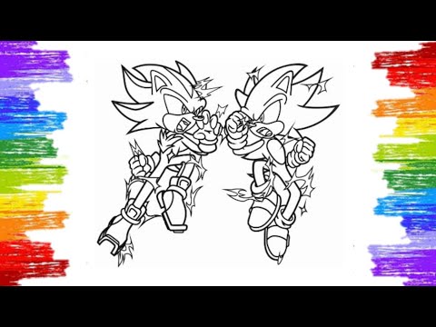 Shadow vs Sonic Coloring Pages/ Sonic Coloring Pages/ Cartoon_-_On_On_feat._Daniel_Levi-Release