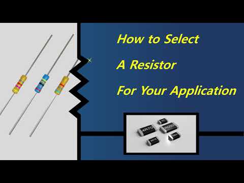 How to select a resistor for your application