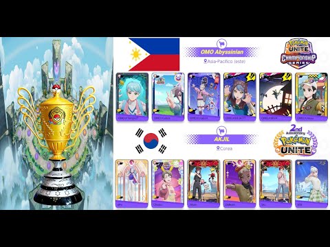 OMO ABYSSINIAN vs AKJIL World Championships Day 2 2023 Pokémon UNITE Championship Series S FINAL