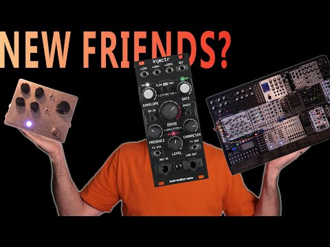 Creative ways to use Guitar Effects Pedals with Eurorack (Boredbrain Injectr)