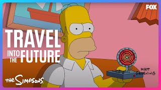 The Simpsons Travel Into The Future Couch Gag | Season 26 Ep. 1 | THE SIMPSONS