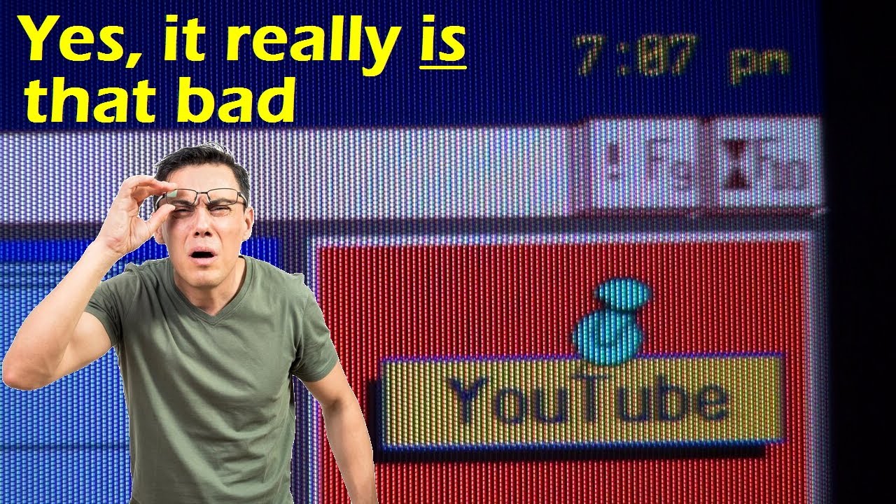 The worst VGA monitor ever made - Tandy VGM-225