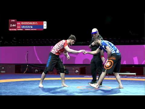 GOLD Men's GP No-Gi - 92 kg: S. KHODZHALIEV (RUS) v. M. URUSOV (RUS)