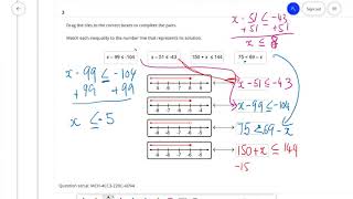 Unit 2 Post Test (Edmentum Algbra-1 Summer 2020) - Equations & Inequalities