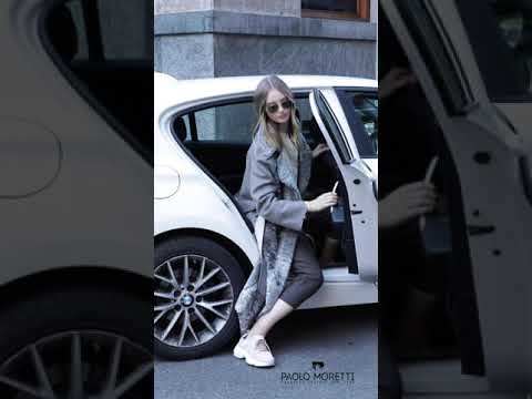 Long grey persian lamb coat