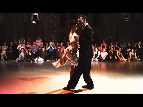  Valeria Maside  and  Anibal Lautaro  are  dancing  at  Antwerpen Tango Festival  in  2016