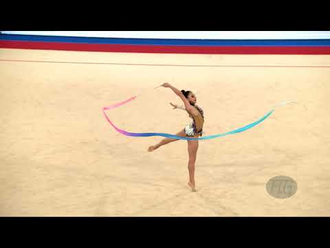 CAMPBELL Alyssa (PUR) - 2019 Rhythmic Junior Worlds, Moscow (RUS) - Qualifications Ribbon
