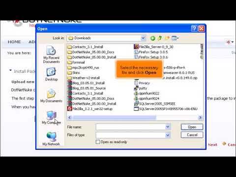 How to install third party skins in DotNetNuke