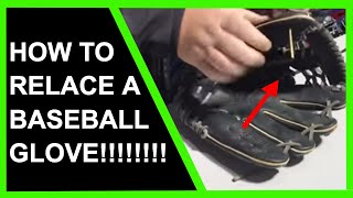 How To Relace A Baseball Glove [THE RIGHT WAY]