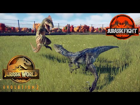 ALL SMALL CARNIVORES DINOSAURS BATTLE ROYALE - JURASSIC WORLD EVOLUTION 2