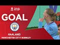 GOAL | Erling Haaland | Manchester City 3-0 Burnley | Quarter-Final | Emirates FA Cup 2022-23