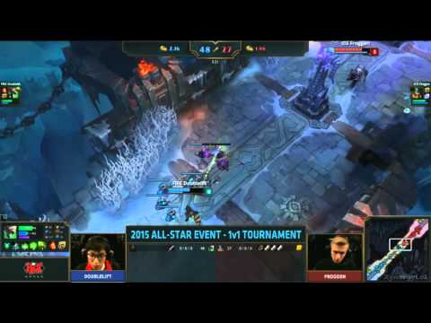 Doublelift vs Froggen - End of Game 2 (2nd one) - 1vs1 All-Star 2015 - League of Legends