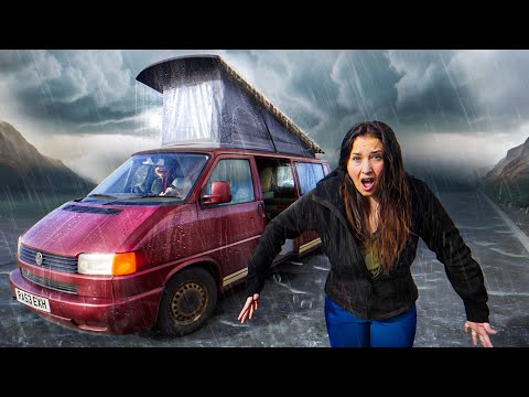 Surviving Endless Rain in a Tiny Campervan (Scotland Vanlife)