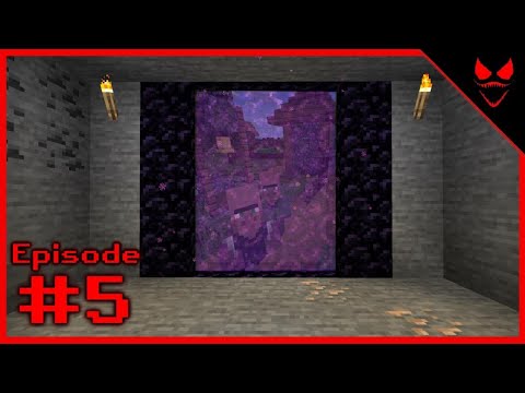 Luckiest Nether Portals Ever! - Demon Plays Minecraft - Ep 5