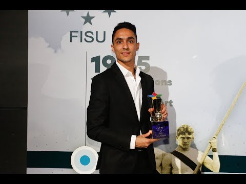 Best Male Athlete, Armin Hadipour Seighalani(IRI) - FISU Gala 2019 Turin