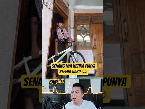 Cara pamer sepeda baru nya agak lain gokil banget #shorts #reactionvideo #react #eldanboy