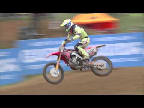 Honda Gariboldi's Tim Gajser on Fire MXGP of Latvia 2016