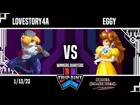 Tripoint Smash 175 - Winners Quarters - lovestory4a(Sheik) Vs. Eggy(Peach)