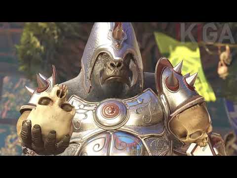 HARAMBE GRODD ALL MIRROR MATCH DIALOGUES & VICTORY ANIMATION WINNING POSE - INJUSTICE 2 2020