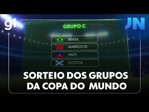Jornal Nacional: veja como foi o sorteio dos grupos da Copa do Mundo de 2026