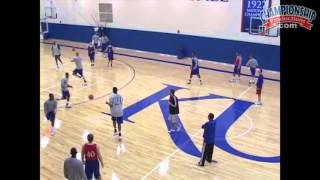 BasketballCoach.com presents: 25 Practice Drills for Offense - Clip 1