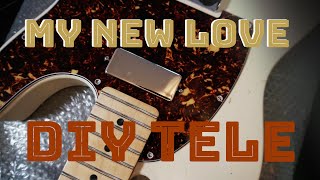 Video thumbnail for Telecaster Blonde DIY Build with MiniHB dimarzio DP 240 and custom shop telecaster Body by Ks Guitars