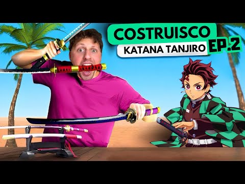 HO COSTRUITO UNA KATANA GIAPPONESE IN LEGNO - Demon Slayer
