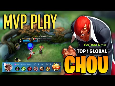 Chou Best Build 2023 [ Chou Top 1 Global Gameplay ] By YT: Sнуиσ. - Mobile Legends