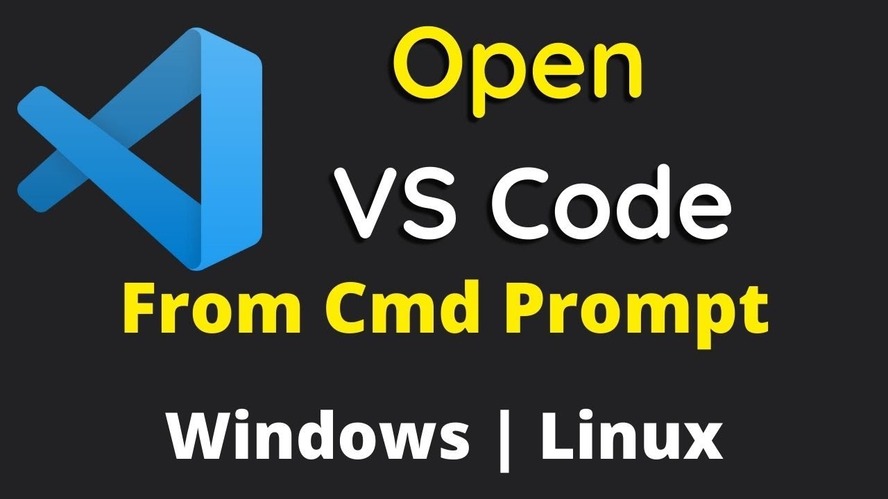 Open Visual Studio Code from Command Prompt | Windows | Mac | Linux #tipsandtricks
