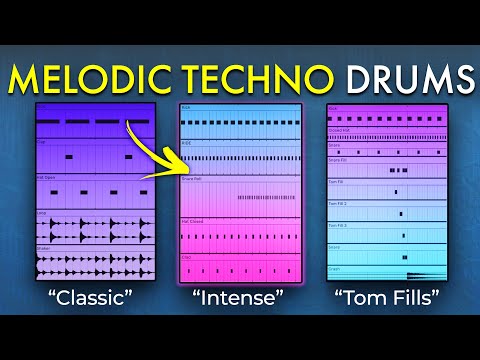 How to Build Melodic Techno Drums (5 Pro Set-Ups)