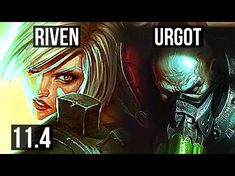 RIVEN vs URGOT (TOP) | 7/1/15, 2.1M mastery, 1400+ games, Dominating | EUW Diamond | v11.4