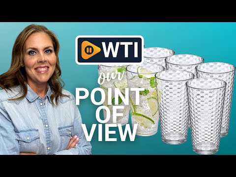 Amazing Abby - Snowflake - 24-Ounce Plastic Tumblers (Set of 8) - WTI product video review