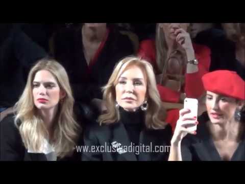 Desfile de The 2nd Skin Co y famosos en su 'Front Row' en la MBFWMadrid Enero2018