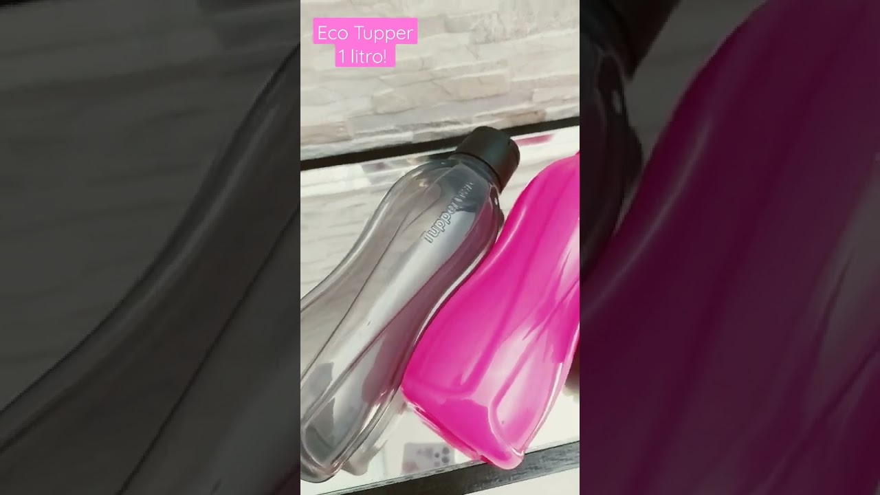 Eco Tupper 1 litro Garrafa Tupperware.