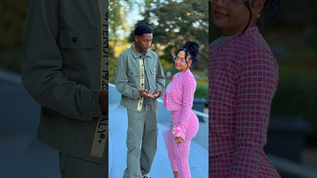 When Wayne checks D’Nisha for being late!