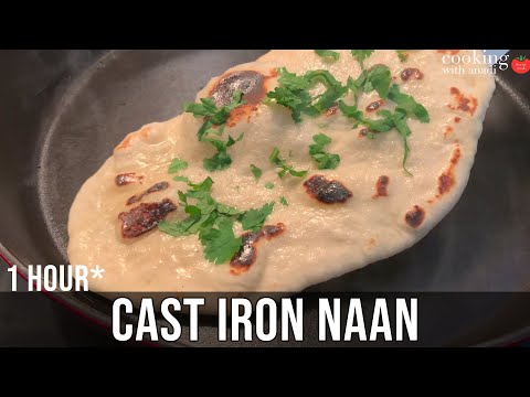 Cast Iron Naan: How to Make Chewy Stove Top Naan in 1 Hour!