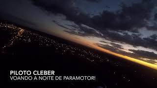 preview picture of video 'Um voo de paramotor a noite!'