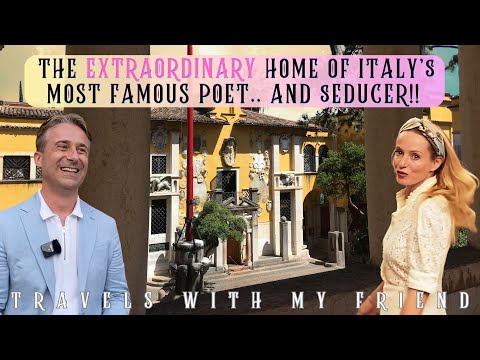 We visit the extraordinary LAKE GARDA HOME of the poet Gabriele D'Annunzio