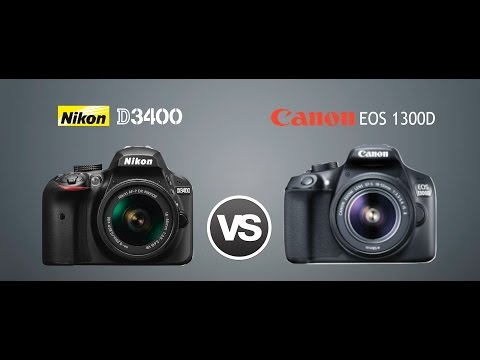 Nikon D3400 Vs Canon 1300D/T6