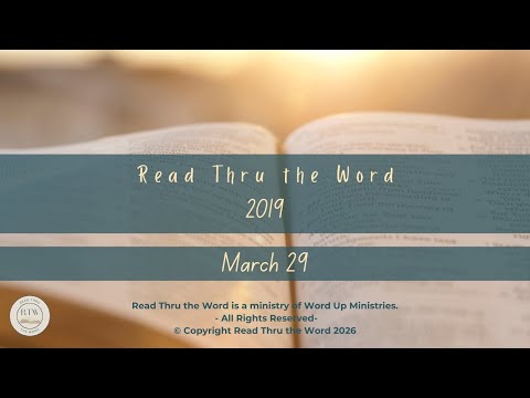 03.29.2019 Read Thru the Word
