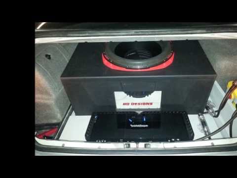 NEW CAR AUDIO SYSTEM COMPLETION - Rockford Fosgate t2500-1bdcp Orion Hcca 15 Custom Made Box