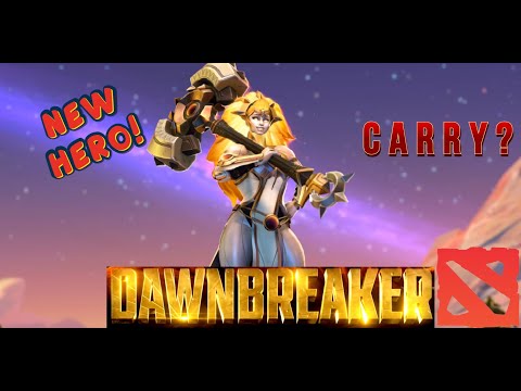 DAWNBREAKER New DOTA Hero APRIL-2021! | INTRO and Abilities