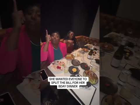 SHE WANT US TO SPLIT A $4600 DOLLAR BILL