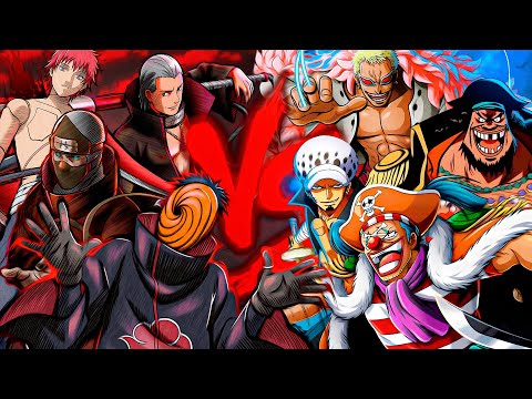 Akatsuki VS. Shichibukais | Combate de Rimas [Prod. Sobral]