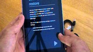 How to Setup the Google Nexus 7 (First Use)