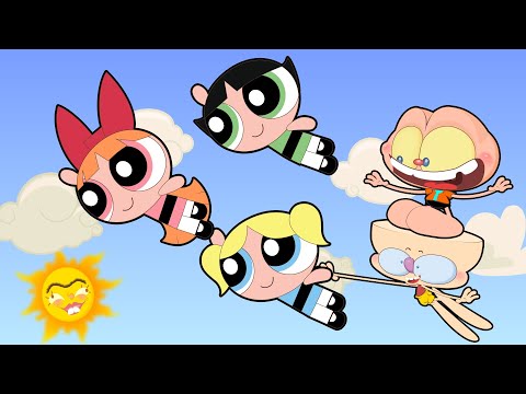 Mongo e Drongo macaqueiam as Meninas Super Poderosas - desenho animado de meninas superpoderosas