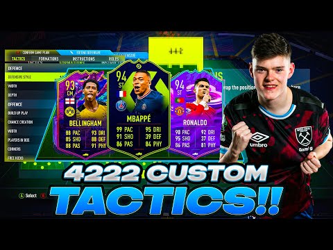 THESE TEAM OF THE SEASON CUSTOM TACTICS CAN GET YOU RANK 1 - 4222 PRO CUSTOM TACTICS + INSTRUCTIONS
