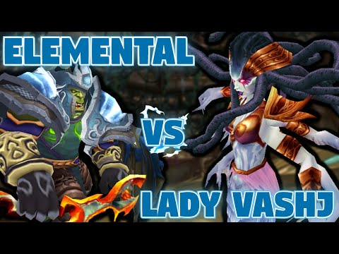 TBC Elemental Shaman DPS PoV | Elemental Shaman Vs. Lady Vashj | Serpent Shrine Cavern