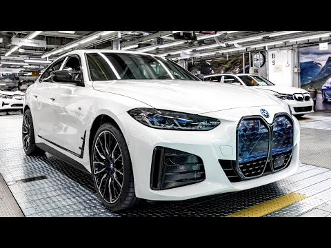 Thumbnail for Production New 2022 BMW i4  drives off assembly line by SUV, BMW, Car