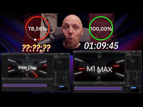 M1 Max vs Intel Mac in Final Cut Pro with mO2  by MotionVFX
